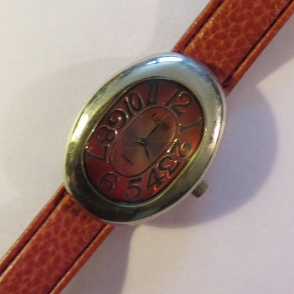 KRISTINE WATCH / JAPAN MOVEMENT/ RUNS WELL/BATTERY - Picture 1 of 4